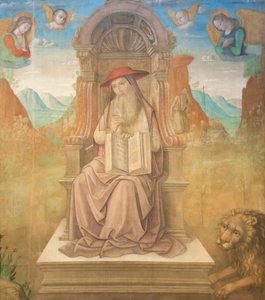 Aziz Jerome Tahtta (panelde tempera)
