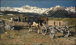 Sulama Yerinde (İnekler Boyundurukta), 1888