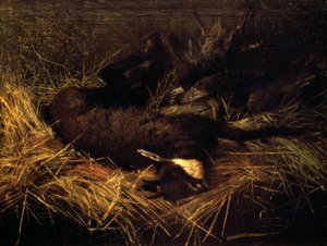 ölü güderi by Giovanni Segantini