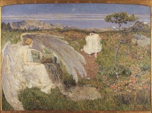 İtalya, Hayat Çeşmesinde Aşk by Giovanni Segantini