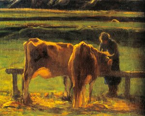 İtalya, Roma, Alla Stanga by Giovanni Segantini