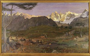 İsviçre, Saint Moritz, Alp Üç Parçalı Yaşam by Giovanni Segantini
