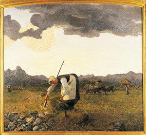 İsviçre, Saint Moritz, Saman Hasadı by Giovanni Segantini