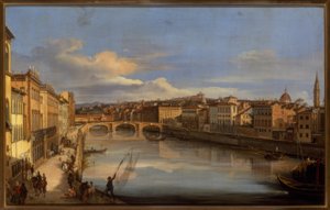 Arno ve Ponte Vecchio, Floransa