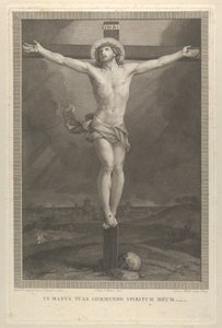 İsa çarmıha gerildi, tabanda bir kafatası, ca. 1770-1803.