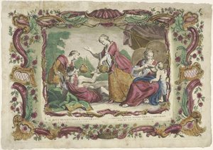 dorstigen laven hakkında III. onbaşı merhamet işi / Latercera obra de merhamet onbaşı (...) (nesnenin başlığı) Manevi yaşam üzerine werken van barmhartigheid (dizi başlığı) by Giovanni Volpato