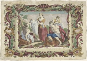 Çıplakları giydir IV opus misericordiae corporalis / La quarta obra de misericordia corporal (...) (nesne üzerindeki başlık) Merhamet İşleri (dizi adı) by Giovanni Volpato