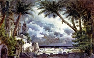 Othello, set tasarımı, 1920-30 civarı (resim) by Giovanni Zuccarelli