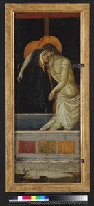 Pieta, ters (panelde tempera ve altın)