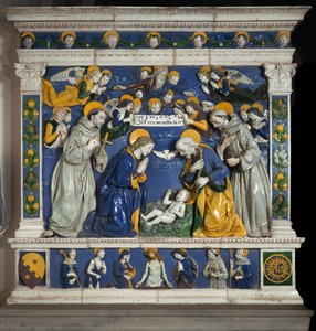 Assisili Aziz François ve Padualı Aziz Anthony ile Doğuş (san antonio di padova) Kutsal Üçlü