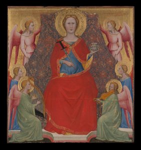 Aziz Lucy Enthroned by Giovanni di Bartolomeo Cristiani