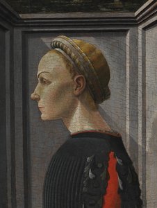 Bir Kadının Portresi. by Giovanni di Franco