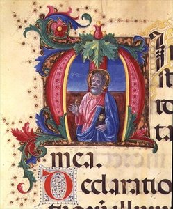 Ms 542 f.31r Floransa, Badia Fiorentina Kilisesi