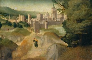 Bir Efsaneden Sahneler, muhtemelen c. 15151520. by Giovanni di Lorenzo Larciani