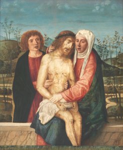 Bakire ve Aziz John ile Pietà