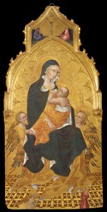 Çocuk ve Melekler ile Madonna. Duyuru, c. 1440 by Giovanni di Paolo