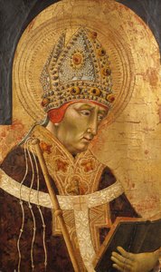 Aziz Ambrose, 1465-70. by Giovanni di Paolo