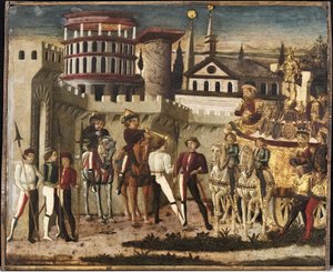 Eski bir zafer sahnesi by Giovanni di Ser Giovanni Scheggia