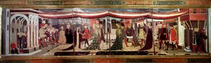 Düğün töreninde Cassone Adimari