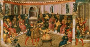 The Death of Julius Caesar, c.1446-50 (panel) by Giovanni di Tommaso Angelo