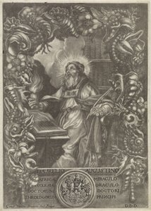 Portret van H. Augustinus by Girard van der Bruggen