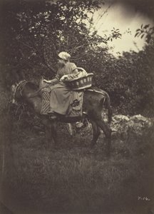 Eşek Binen Kadın Köylü, 1870.