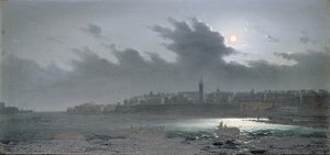 Malta Limanı'ndan Gece Manzarası, 1876