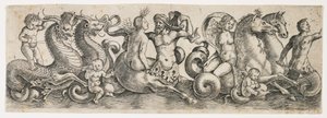 Tritonlu ve Perili Friz, c. 1517