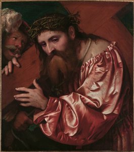 Haç Taşıyan İsa by Girolamo Romanino