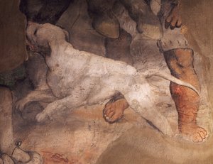 Köpek figürü, Girolamo Romanino (ca1484-1566), Sant
