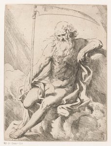 tırpan ile Satürn by Girolamo Scarselli