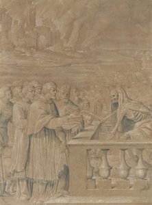 Kilise ve Devlet Üzerindeki Ölümün Zaferi Alegorisi, M.Ö. 1538-44. by Girolamo da Treviso