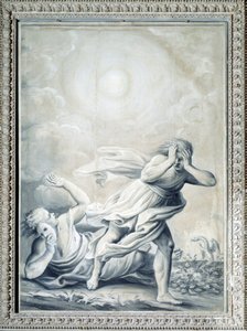 Gerçeğin Alegorisi, şeylerin özünü açığa vuran ve sahtekarlığı ve ihaneti utandırıyor (Resim, c.1820-1826) by Giulio Ballino