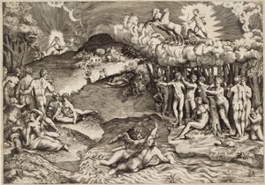 Aşkın Zaferi, 1545 by Giulio Bonasone