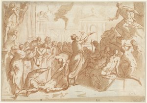 H. Marcus bir köleyi ölümden kurtarıyor by Giulio Carpioni (I)