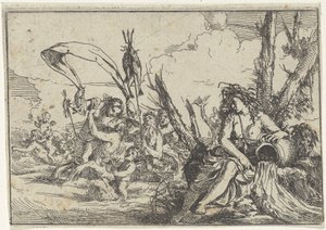 su Su sürahisi ve tritonlu Naiade Dört Element (dizi adı) by Giulio Carpioni (I)