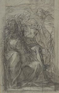 Pietà için Çalışma, 1604. by Giulio Cesare Procaccini