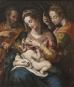Aziz Catherine ile Kutsal Aile, c.1600
