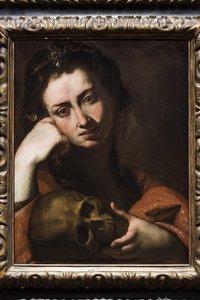 Tövbekar Mecdelli, c.1620 (panelde yağlı boya)