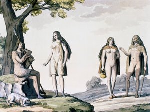 Antik Alman kostümleri, Giulio Ferrario'nun (1767-1847) Antik ve Modern Kostümlerinden gravür