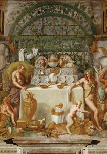 Bacchanalia (taze) by Giulio Romano