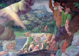 Sala dei Giganti, devlerin Jüpiter yıldırımları tarafından yok edilmesinin detayı, 78482