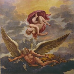 Daedalus ve Icarus (tavan boyaması)