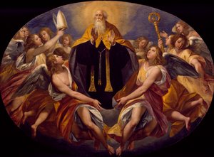 Aziz Benedict, Giuseppe Cesari (1568-1640) tarafından ihtişamlı by Giuseppe Cesari