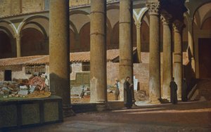 St Croce manastırı, yaklaşık 1862, Giuseppe Abbati (1836-1868), tuval üzerine yağlıboya, İtalya