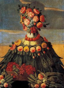 Giuseppe Arcimboldo (Arcimboldi) tarafından atölyenin Bahar Tablosu by Giuseppe Arcimboldo