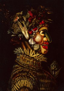Yaz (tuval üzerine yağlı boya) by Giuseppe Arcimboldo