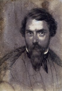 Otoportre (kağıt üzerinde tebeşir) by Giuseppe Baldini