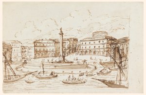 Ajaccio Limanı, Korsika by Giuseppe Barberi