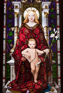 Madonna Tahtta (vitray)
